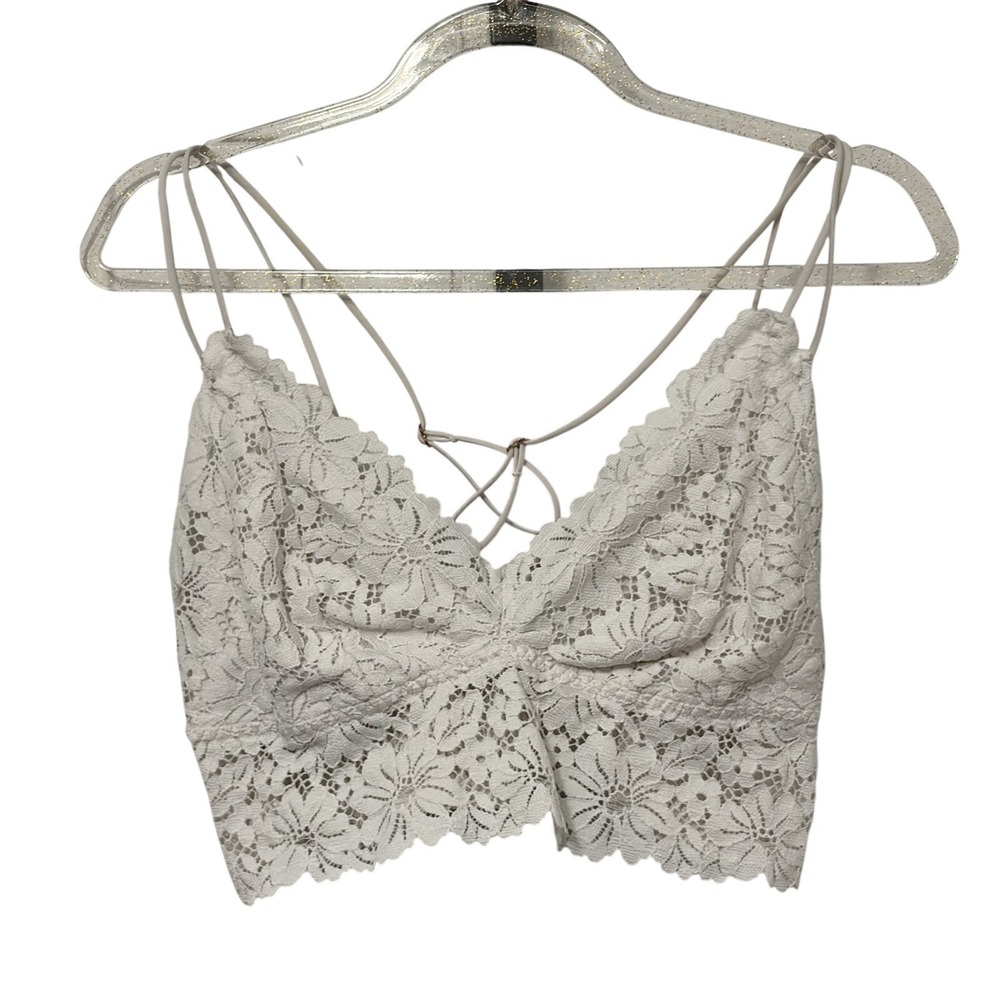 Whimsical Floral Lace Festival Top Boho Fairy Coquette Feminine Delicate Dainty